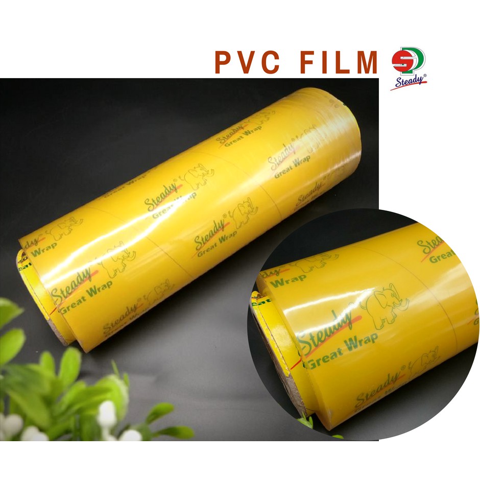 PVC Cling Film Plastic Wrap 16" (40cm X 500m+) Shopee Malaysia