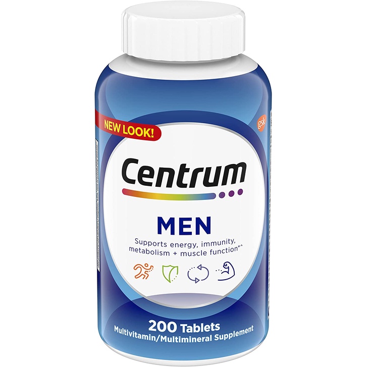 Centrum Multivitamin for Men, Multivitamin/Multimineral Supplement with