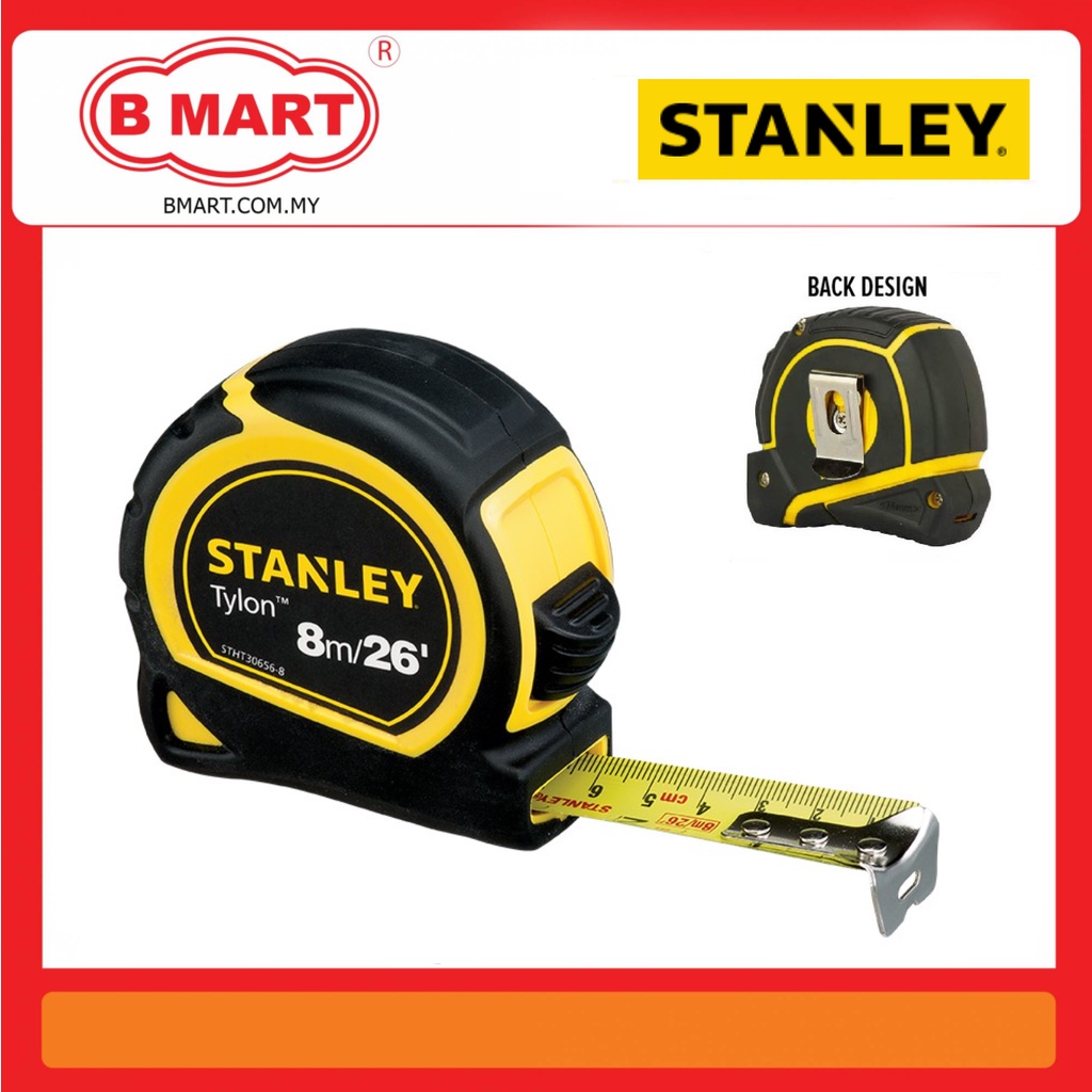 STANLEY TYLON™ MEASURING TAPE 3.5M/5M/8M 36193 36194 36195 | Shopee ...