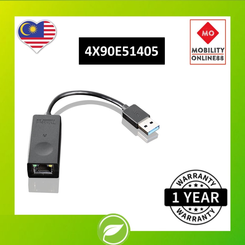 Lenovo 4X90E51405 Thinkpad USB 3.0 Adapter Shopee Malaysia