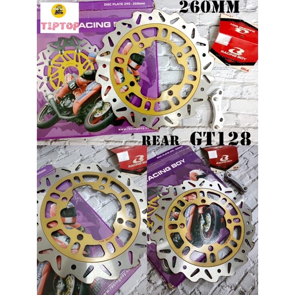 100% ORIGINAL RCB MODENAS GT128 GT-128 REAR BRAKE DISC PLATE 260MM ...