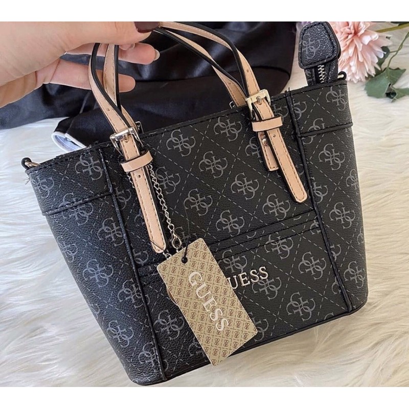 Guess signature mini tote bag | Shopee Malaysia