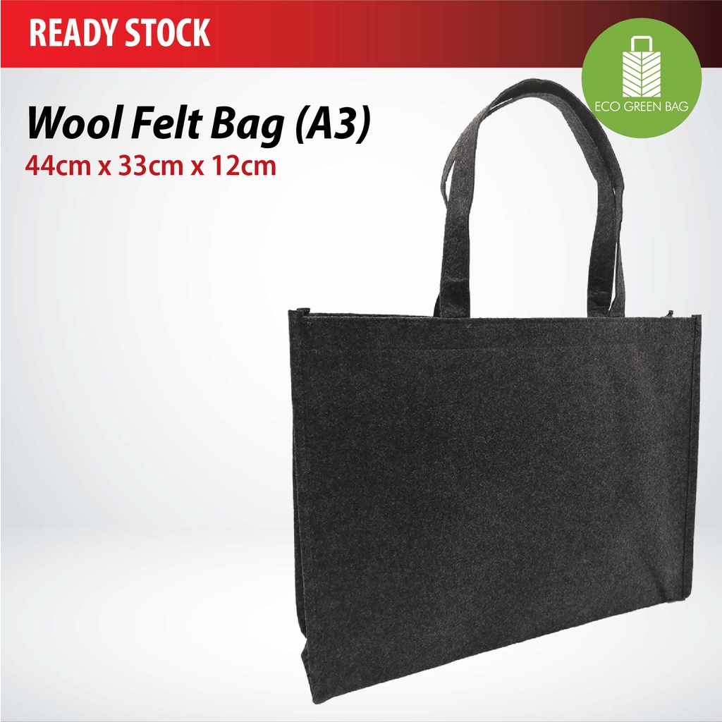 Grey 2024 felt bag