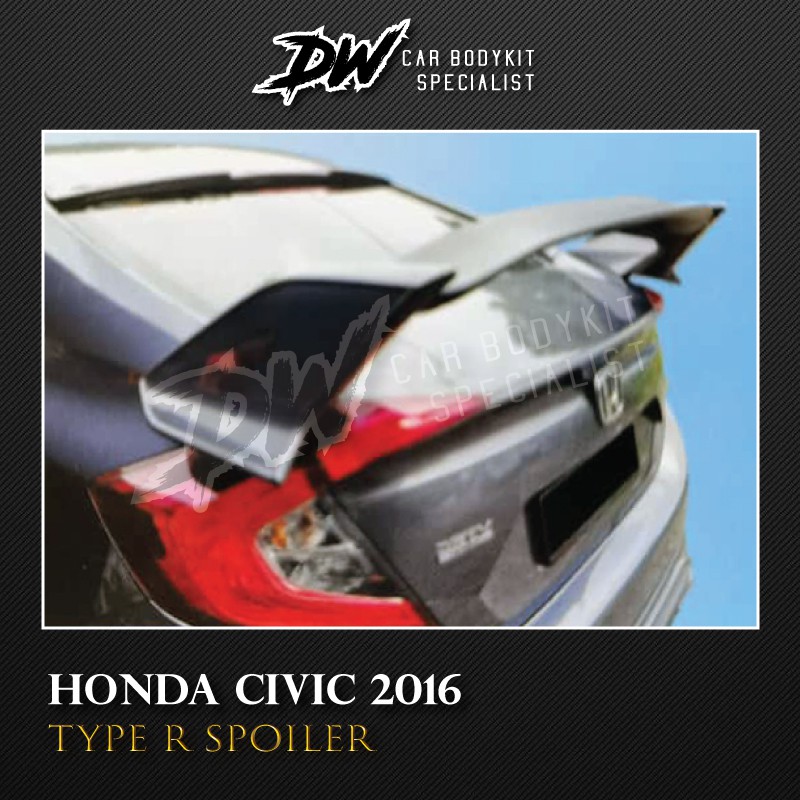 Honda Civic 2016 Type R Spoiler (ABS) | Shopee Malaysia