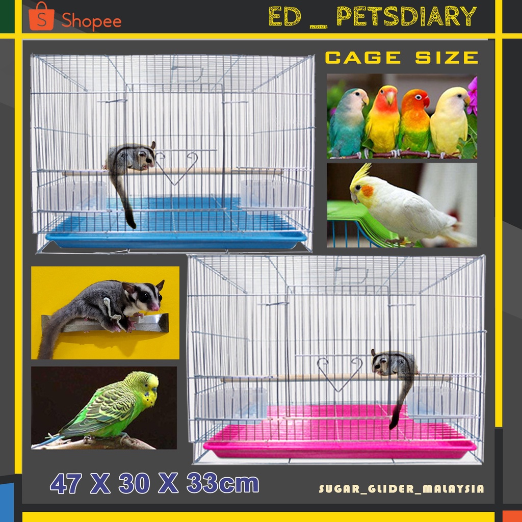Reflective Bird Safety Cage For Parrots preview