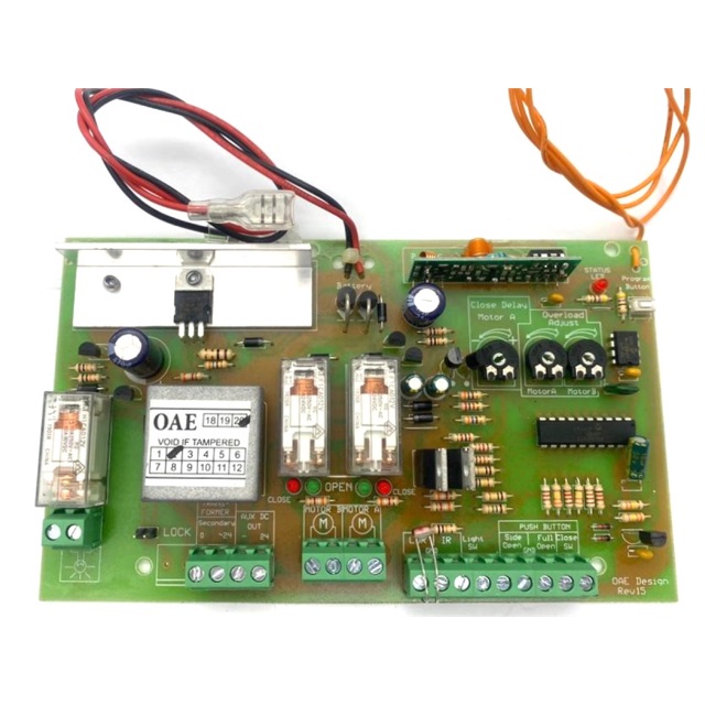 OAE DESIGN (BUILT-IN RECEIVER 330MHZ) CONTORL BOARD PANEL / AUTOGATE ...