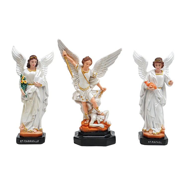 Saint Guardian Angel Statue 20cm (per pc)/Pearl-Archangel Spiritual ...