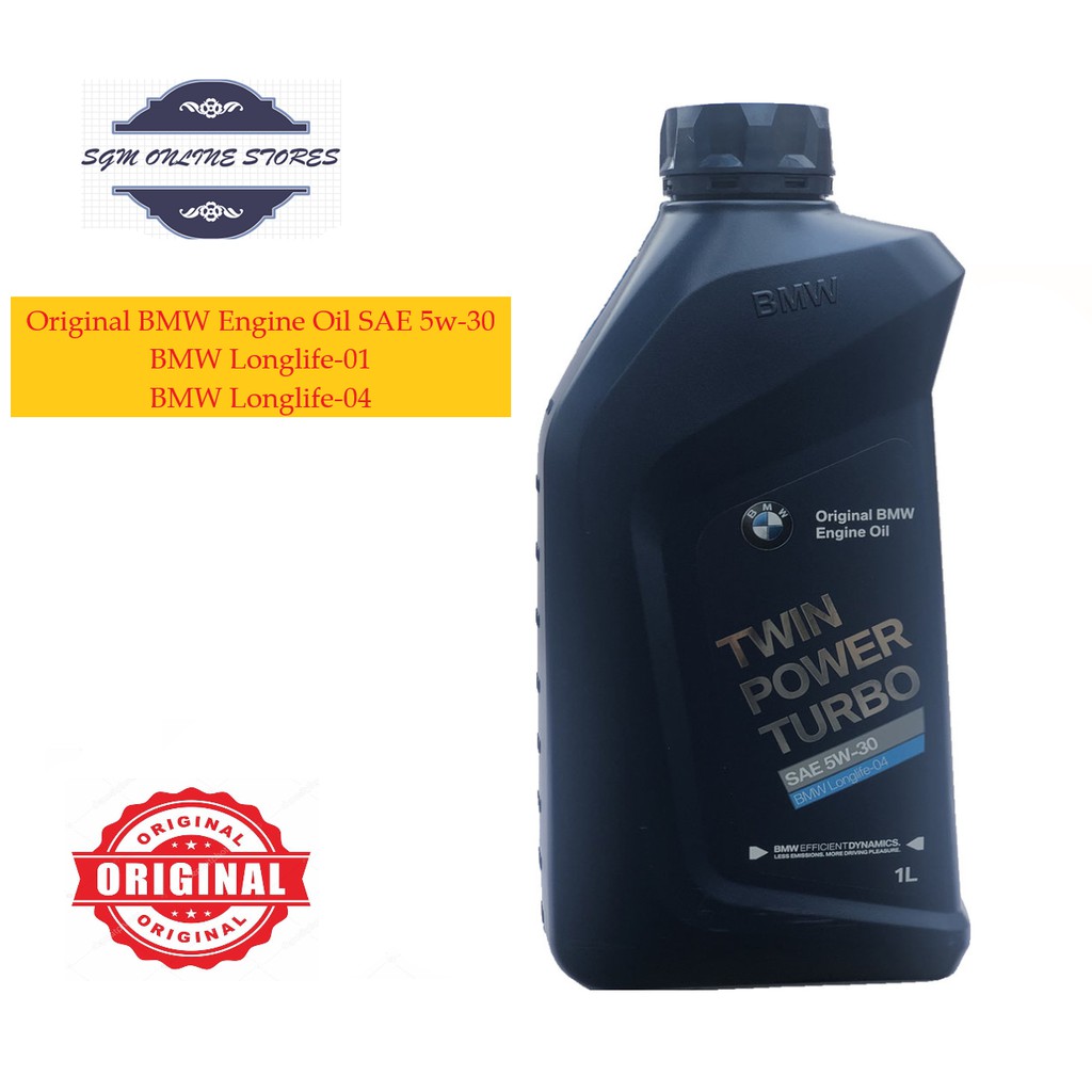 Original BMW SAE 5W30 Twin Power Turbo Engine Oil (1Litre), BMW