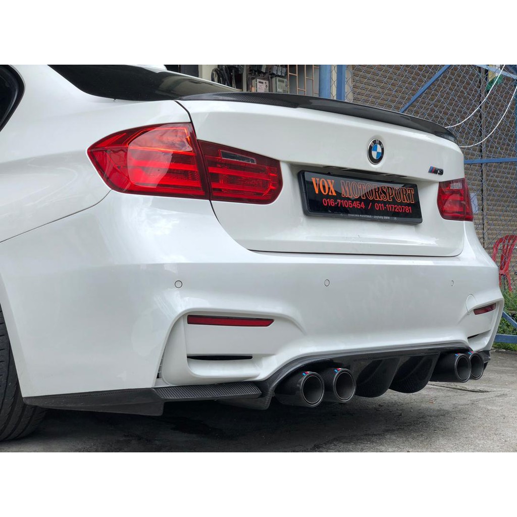 1 f30 m3 carbon fiber rear diffuser vorsteiner for bmw f30 m3 rear