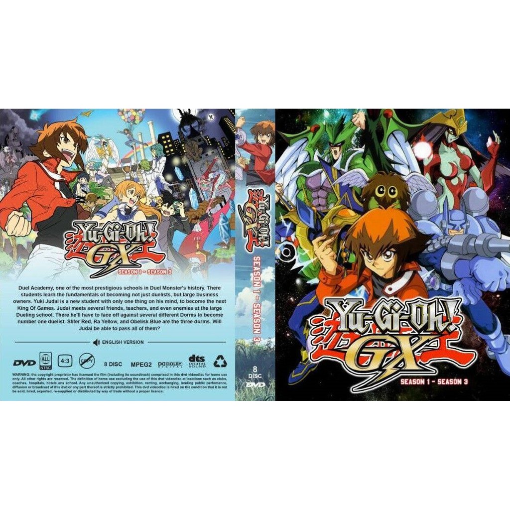 Dvd Anime Yu Gi Oh Gx Season 1 3 Complete Box Set Shopee Malaysia 8968