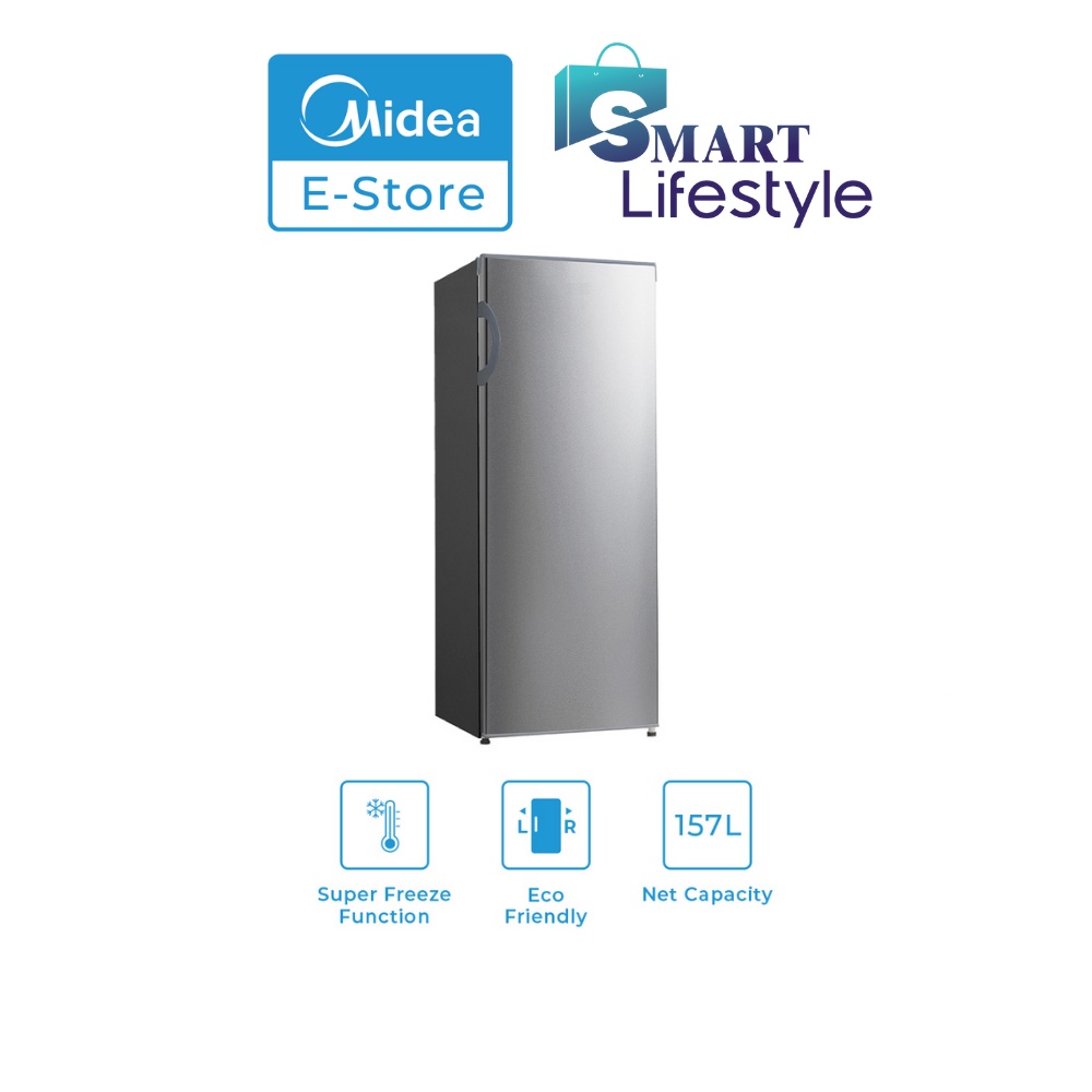 Midea Convertible Upright Freezer Stainless Steel Look, 60 OFF