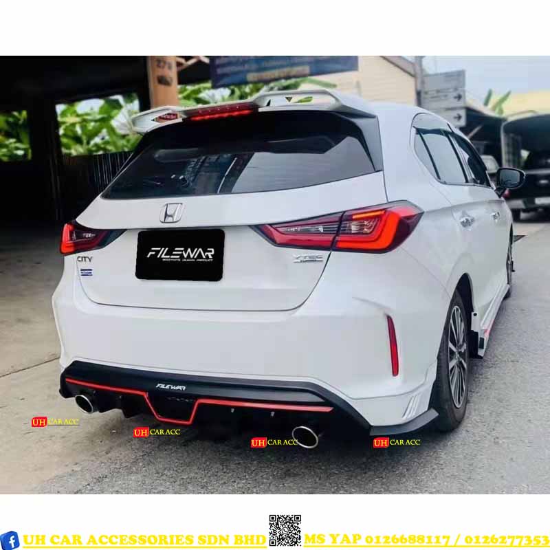 HONDA CITY 2021 2022 2023 GN2 HATCHBACK FILEWAR BODYKIT SPOILER WITH ...