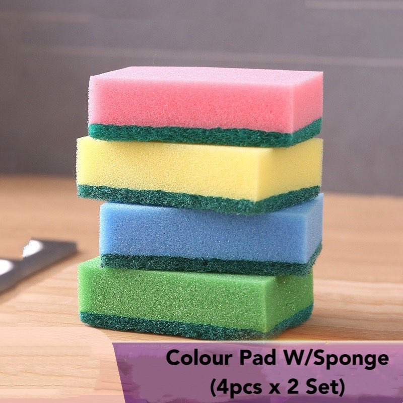 1306 Colour Pad W/Sponge (4pcs x 2 Set) | Shopee Malaysia