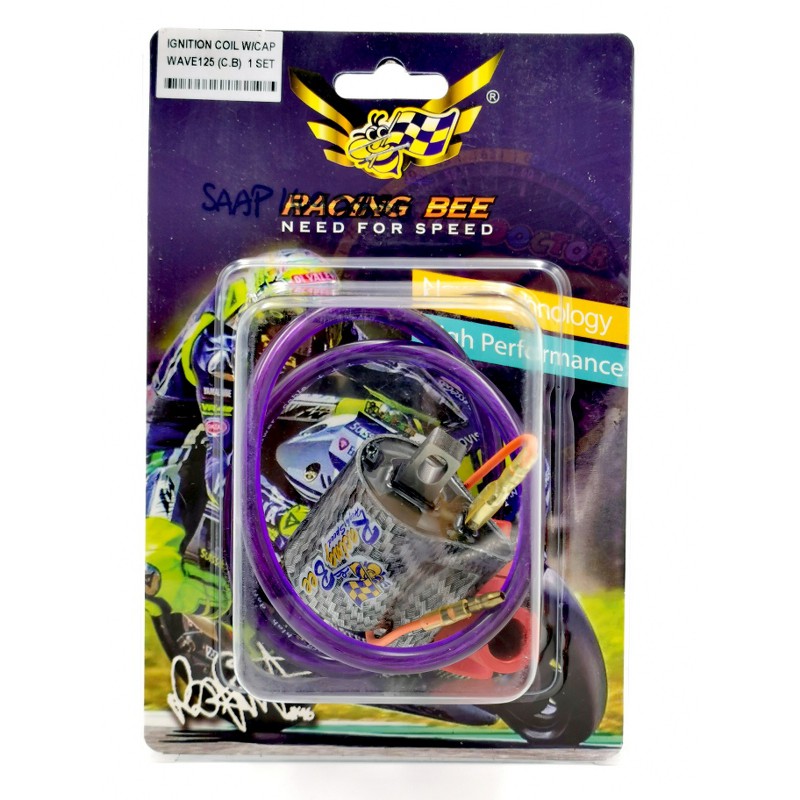 RACING BEE CARBON RACING PLUG COIL ( WAVE125 ) Shopee Malaysia