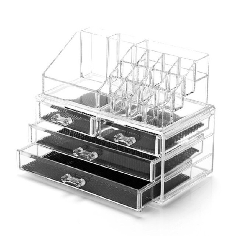 MAKE UP ORGANIZER TRANSPARENT TEMPAT LETAK MAKE UP TRANSPARENT BEKAS ...