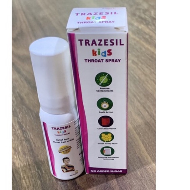 TRAZESIL kids Throat spray 20ml expire 06/2025 Shopee Malaysia