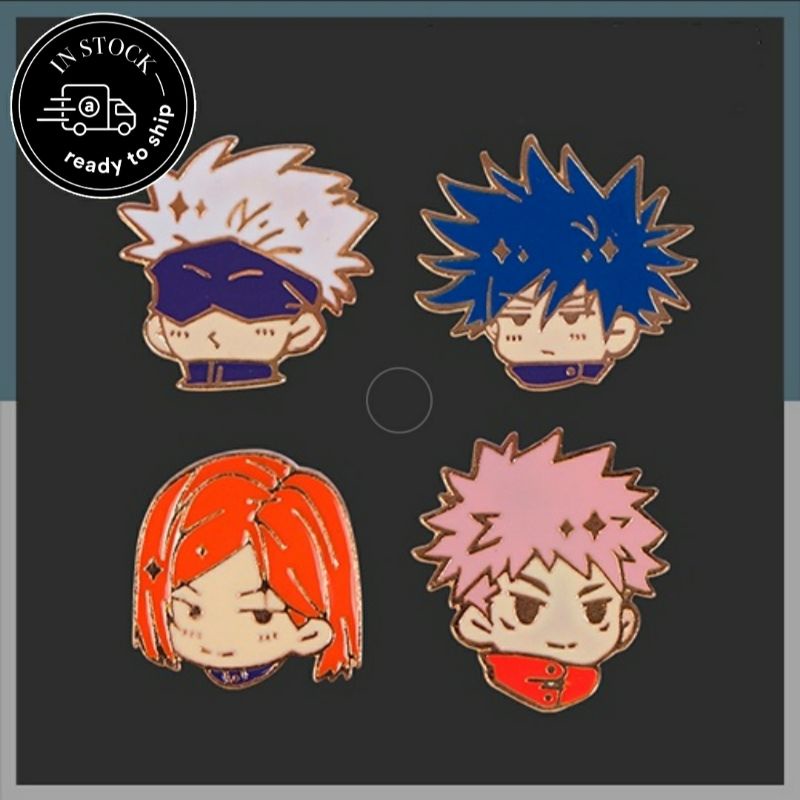 Jujutsu Kaisen Brooch Badge Enamel Pin Japanese Manga Anime Character