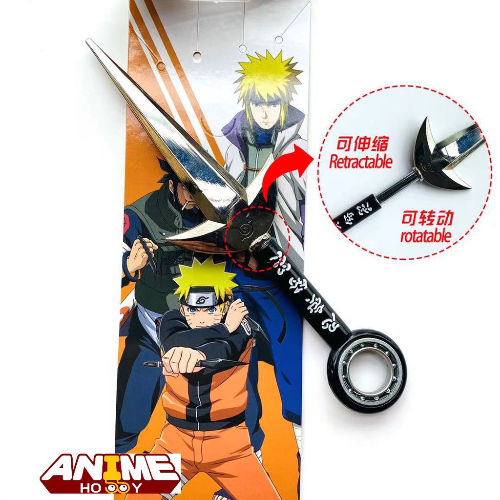 ANIMEHOBBY NARUTO 21CM RETRACTABLE KUNAI STEEL ANIME COLLECTION | Shopee  Malaysia