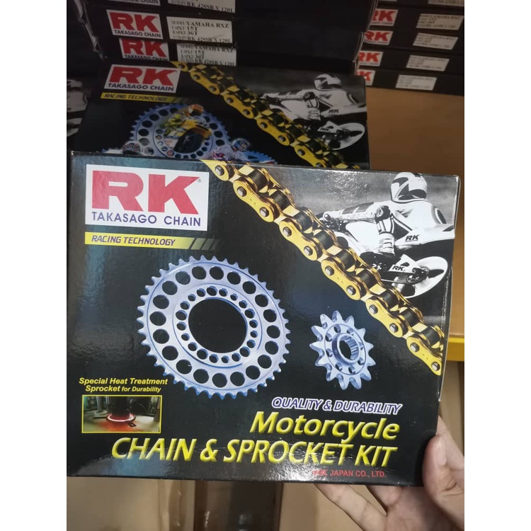 RK Chain & Sprocket Kit for Kawasaki Z800 (15T, 45T) 520KRX x 120L