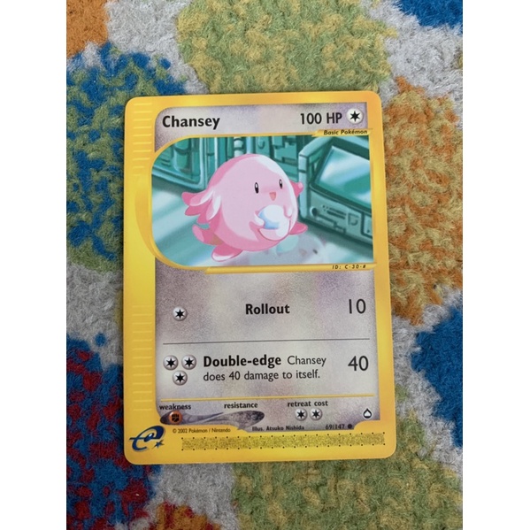 Pokémon Chansey 69 69 - Continuous Tumble - My Pokemon Card