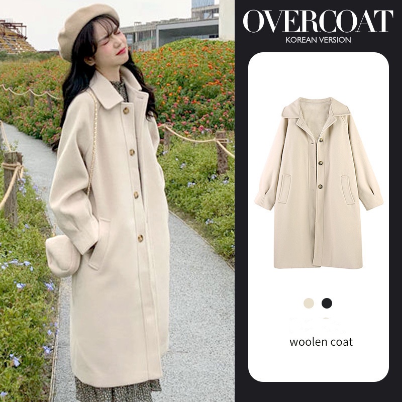Fashion Casual Windbreaker Woolen Coat main image 1