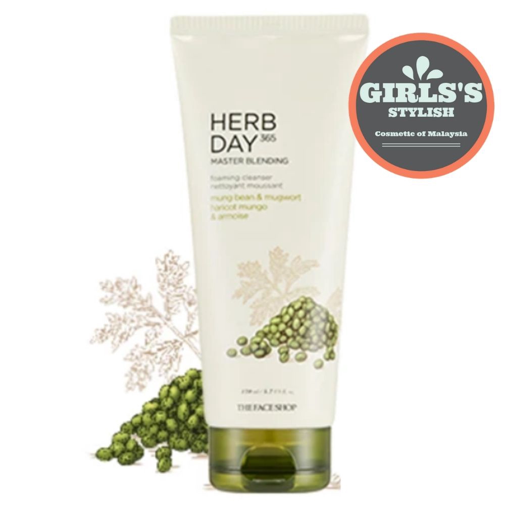 The Face Shop Herb Day 365 Master Blending Foaming Cleanser Cleansing