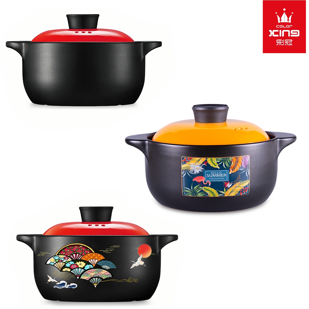 Color King - 100% Ceramic Non-Toxic SHANGCHU Stock Pot (2500ML ...
