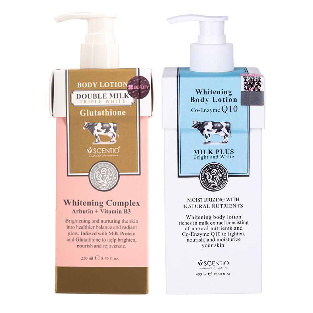 Scentio Milk Plus Body Lotion with Coenzyme Q10 400ml Shopee