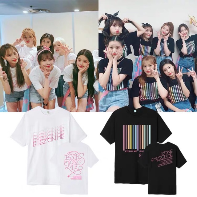 IZONE EYES ON ME JAP CONCERT T-SHIRT | Shopee Malaysia