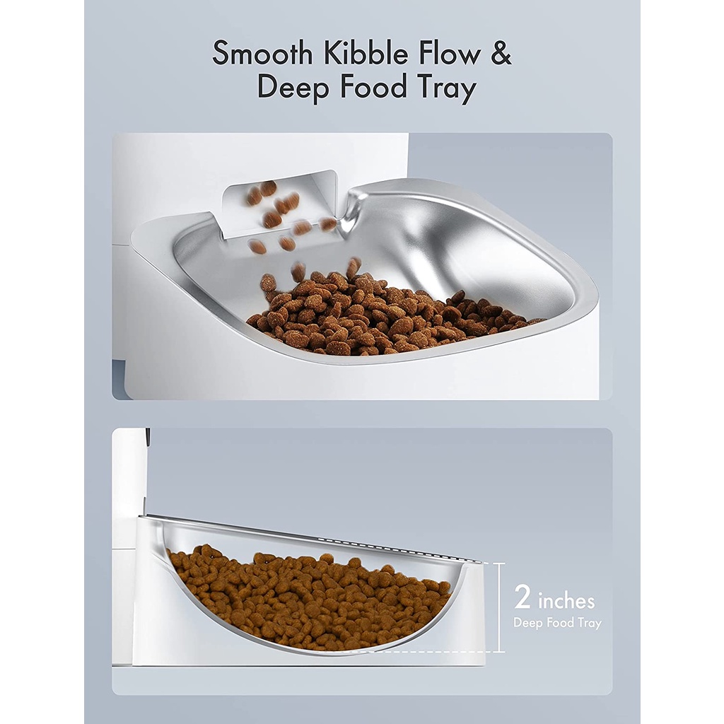 PETLIBRO Automatic Cat Feeder, 4L Auto Pet Dry Food Dispenser with