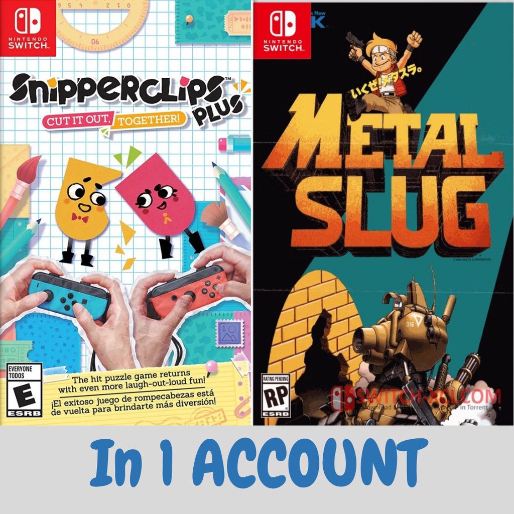 🔥Merged Games🔥] Nintendo Switch Snipperclips & Metal Slug (Digital  Download) | Shopee Malaysia