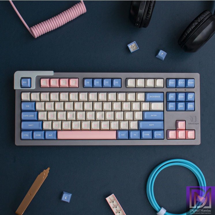 [LOCAL STOCK] GMK Bubble Keycap ABS Double Shot SA Purple Pink Keycaps ...