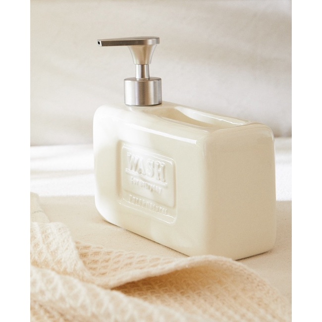 [READYSTOCK] Zara Home washing up liquid dispenser with container