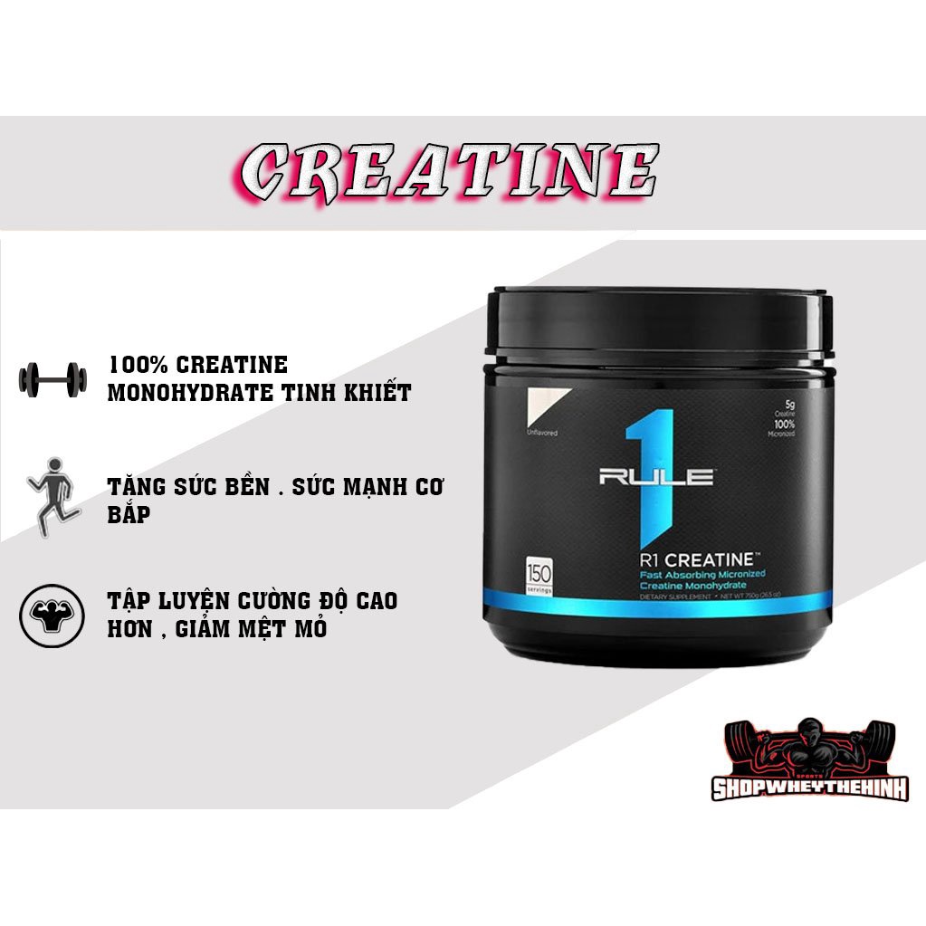 Rule 1 CREATINE - Restores Muscle Development And Strength (150 Uses ...