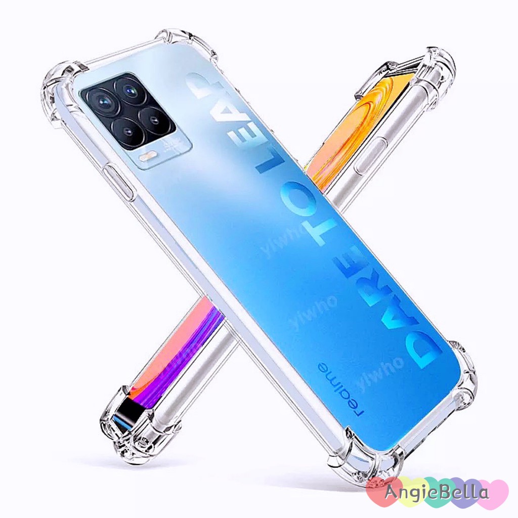 Cover GOKEN Per Realme C55 - Blu Galvanotecnica Phnom Penh: Custodia TPU Morbida Con Bordi Dorati, Antiurto E Antiscivolo