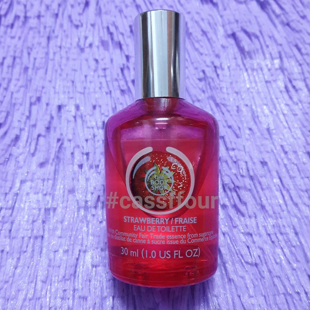 THE BODY SHOP Strawberry Fraise Eau De Toilette 30ml Shopee