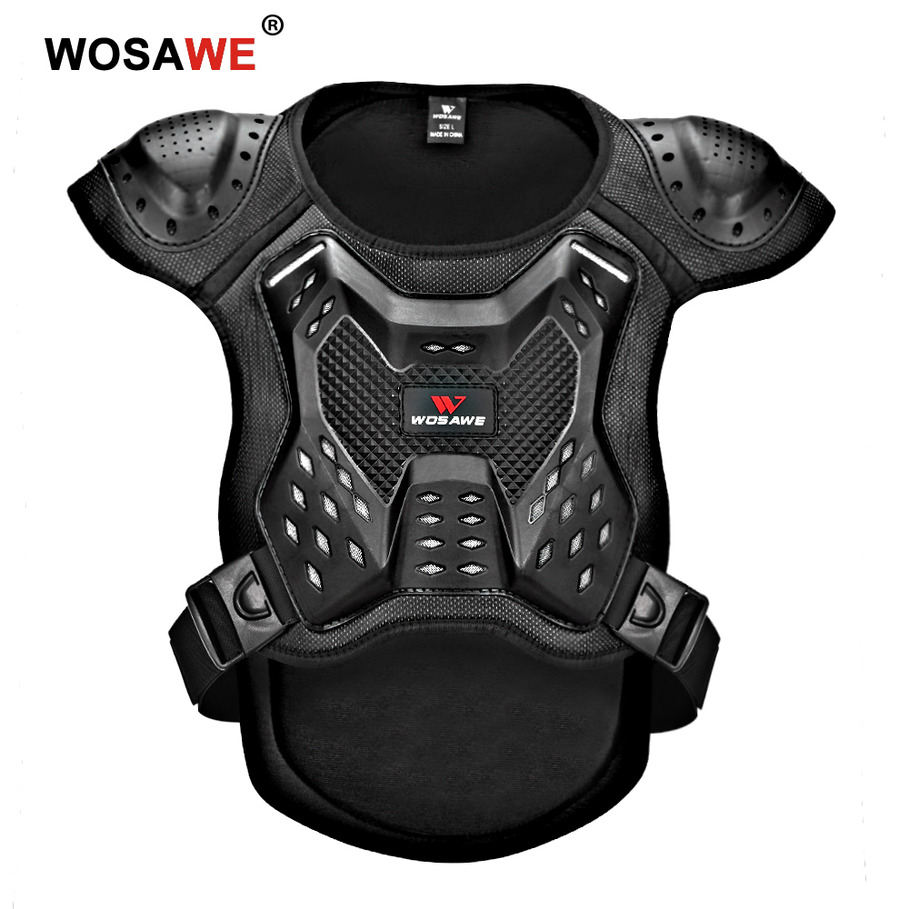 Motorcycle Armour Bike Chest Protector Vest Spine Back Guards Adult Gear Shopee Malaysia