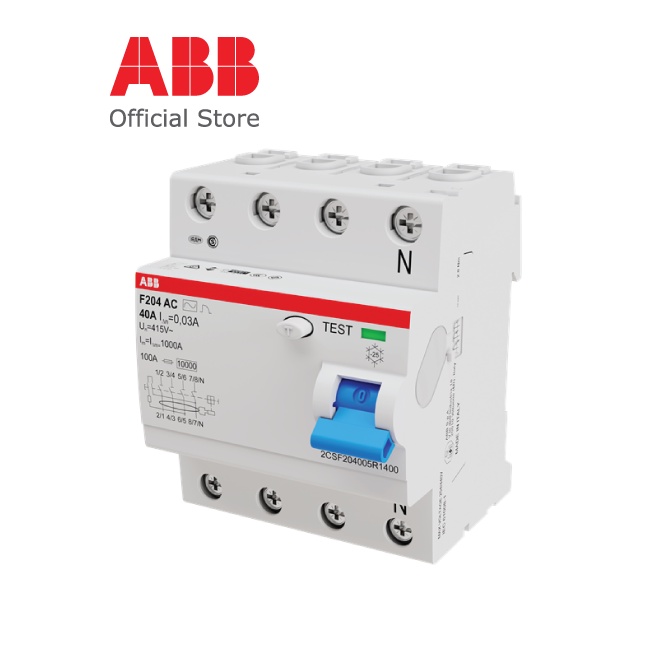 Abb Rccb Elcb F Ac Ma Iec Pole P Shopee Malaysia