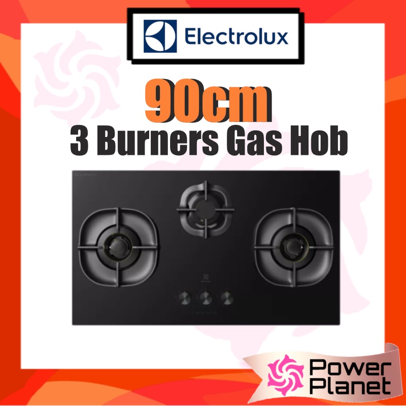 Electrolux 90cm 3-burner Gas Hob with Step Flame EHG9351BC ...