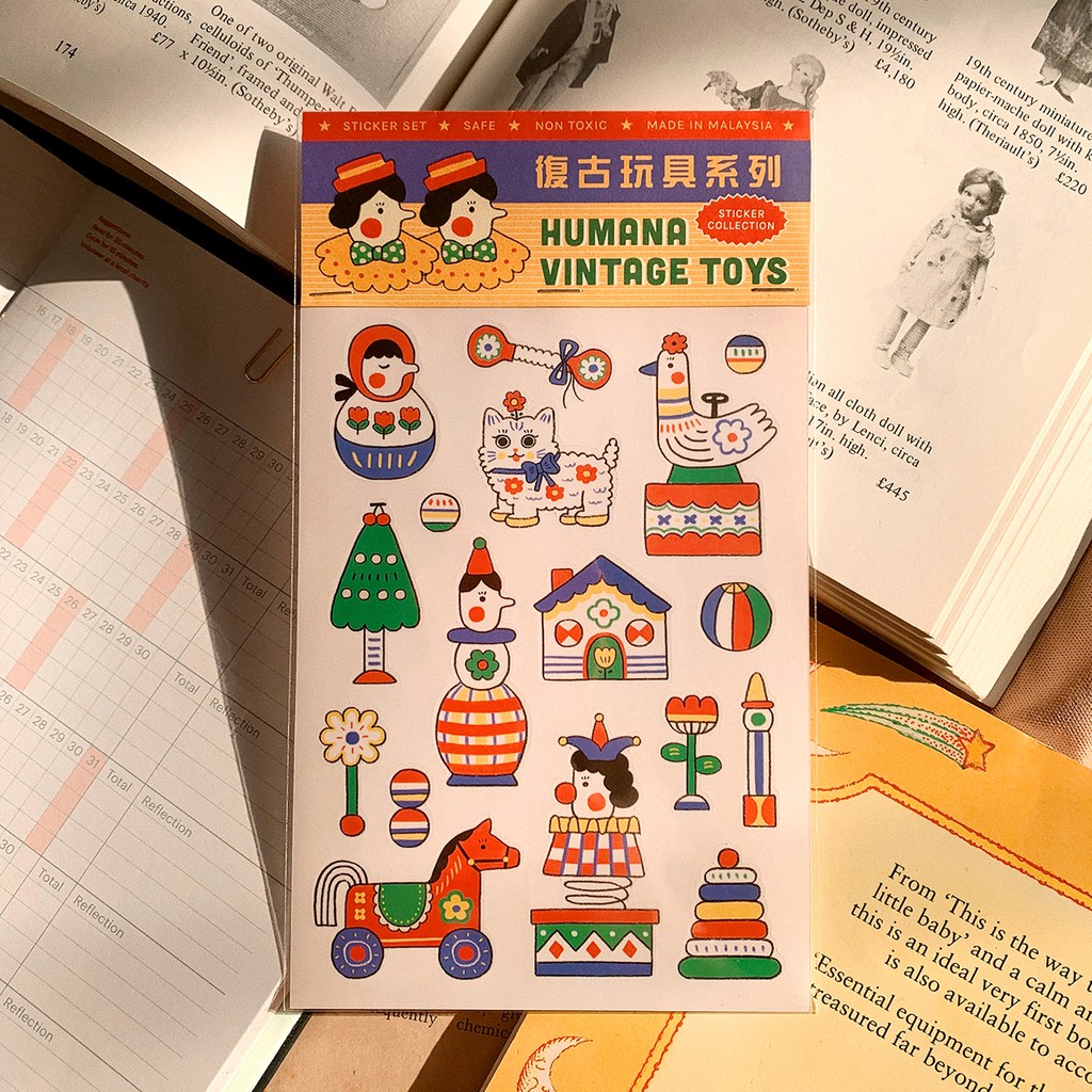 Humana | Sticker | Vintage Toys | Shopee Malaysia