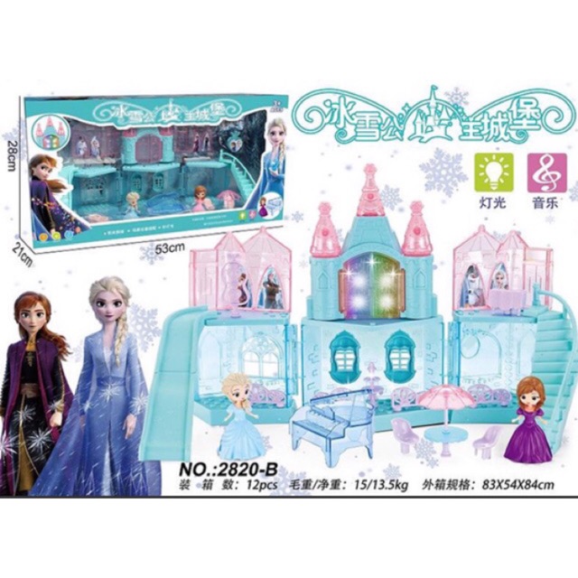 elsa castle dollhouse