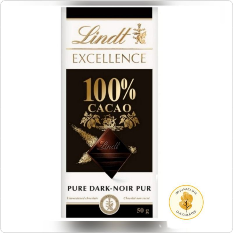 Lindt excellence 100%cacao pur 50g | Shopee Malaysia