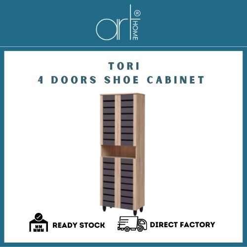 Art Home !!! Ready Stock !!! Tori 4 Doors Shoe Storage