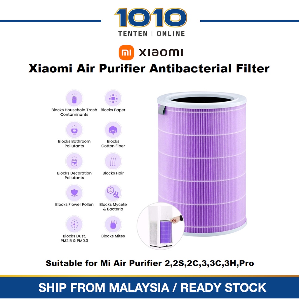 [Global] Xiaomi Original Mi Air Purifier Antibacterial Filter 2C 2S