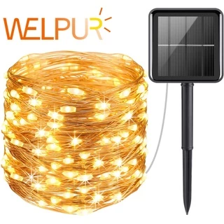 22M/32M Solar Led Fairy String Lights Waterproof Wire Stripe Lights 200/300LED New Year Christmas Gift