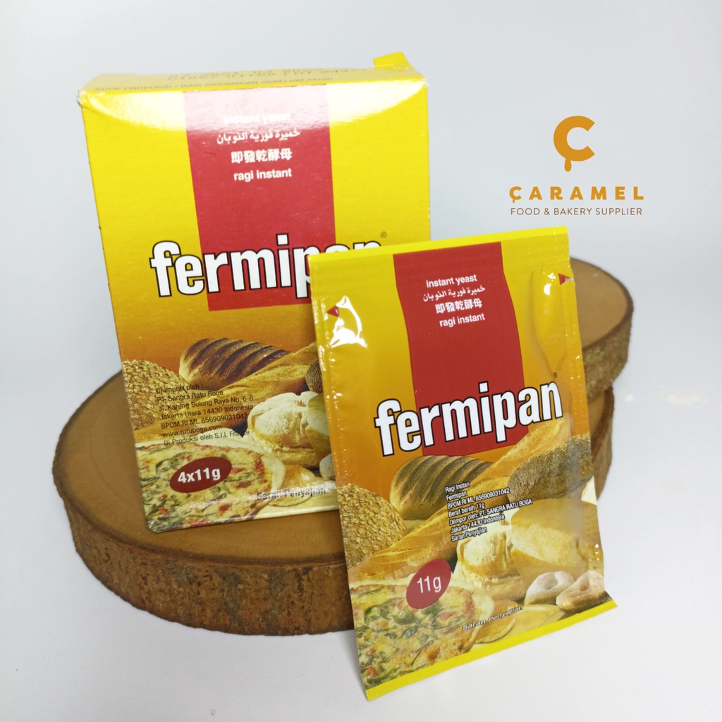 Fermipan Yeast Instant/Instant Dry Yeast 11gr - Saf Instant Yeast 11gr ...