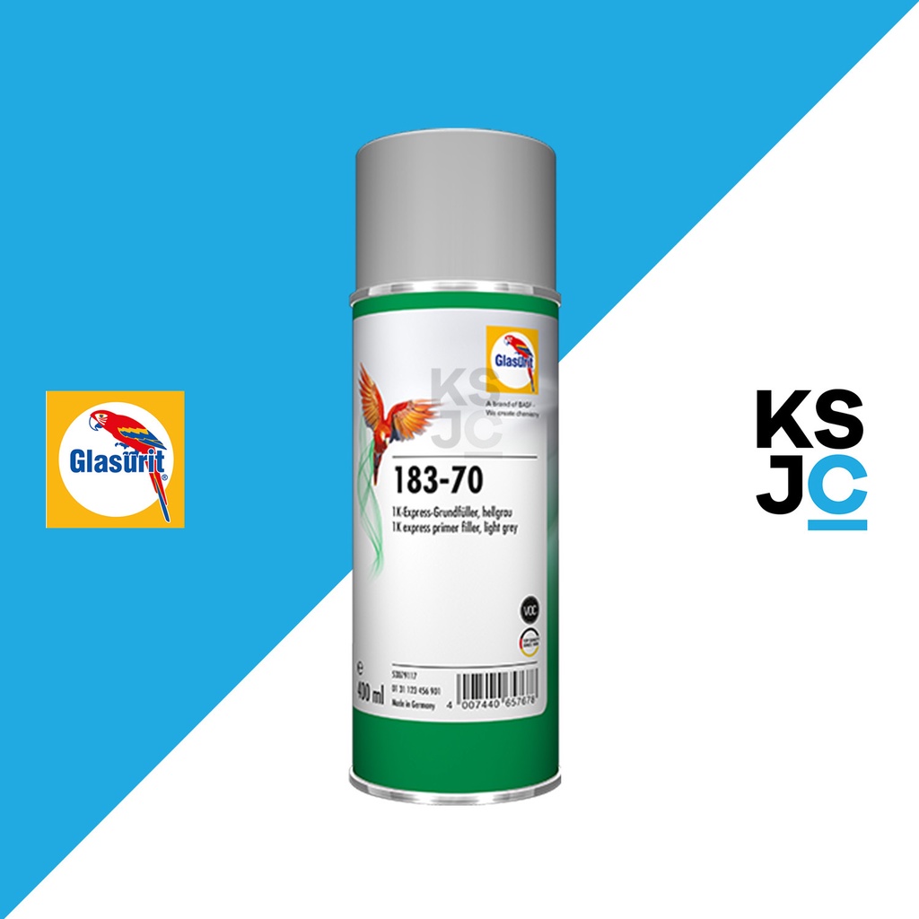 Glasurit 18370 1K Express Primer Filler, Grey(400ml) Shopee Malaysia
