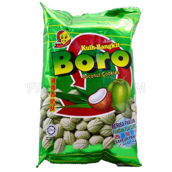 Boro Kuih Bangkit Coconut Cookies Pandan Flavoured G Shopee Malaysia