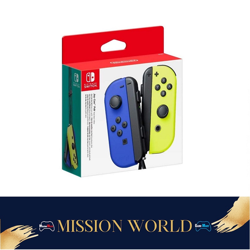 Nintendo Switch Joy Con Controllers Neon Blue Neon Yellow Shopee Malaysia