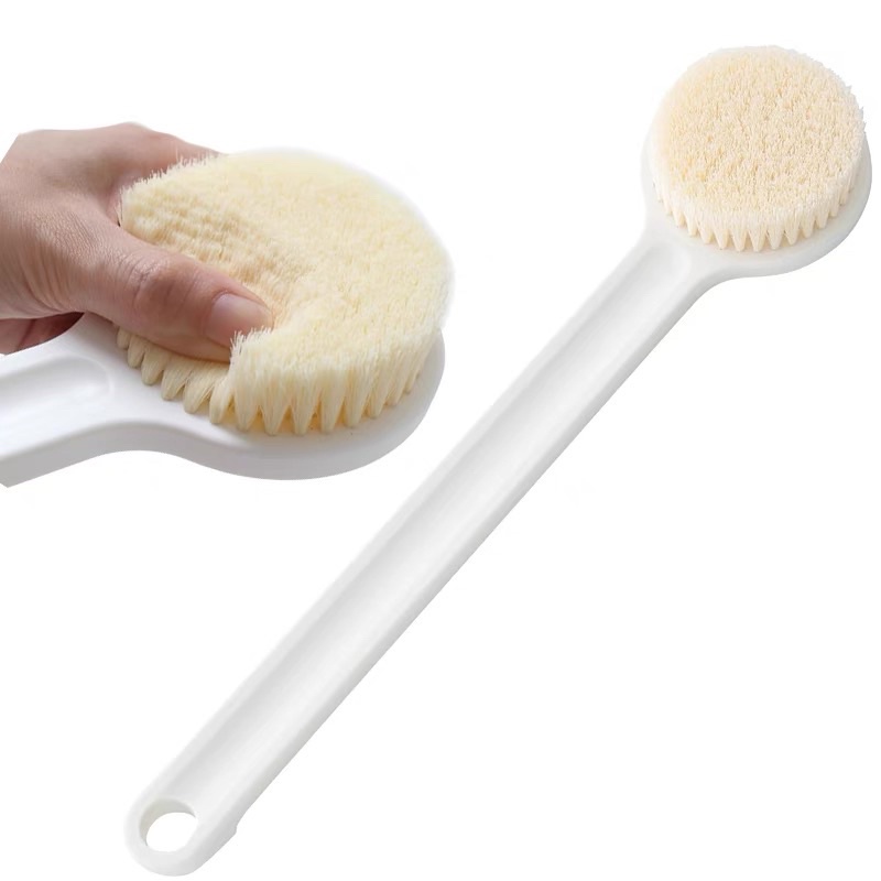 【110g】Japanese-Style Long Handle Bath Brush / Soft Brush / Shower Brush ...